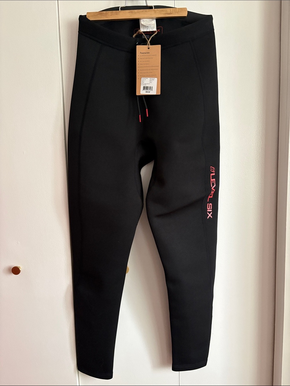 Level Six Black Neoprene- Radiator wetsuit pants